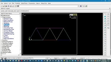 ANSYS - MULTI TRUSS PROBLEM
