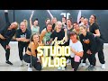 Studio vlog series april 2024 hands up shine slide