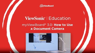 myViewBoard 3.0: How to Use a Document Camera