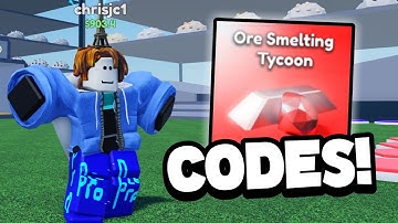 All Ore Smelting Tycoon Codes! (JULY 2022)