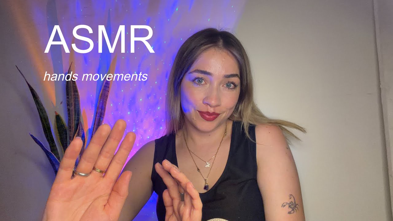 ASMR en español |Hands movements, visual & “toco tu carita” 