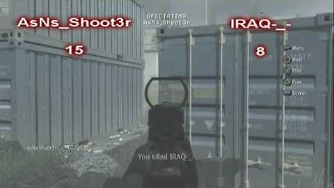 AsNs | 1v1 | MP5 | AsNs_Shoot3r vs IRAQ-_- | COD4