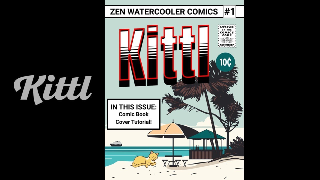 Kittl: Personalized COMIC BOOK COVER Tutorial