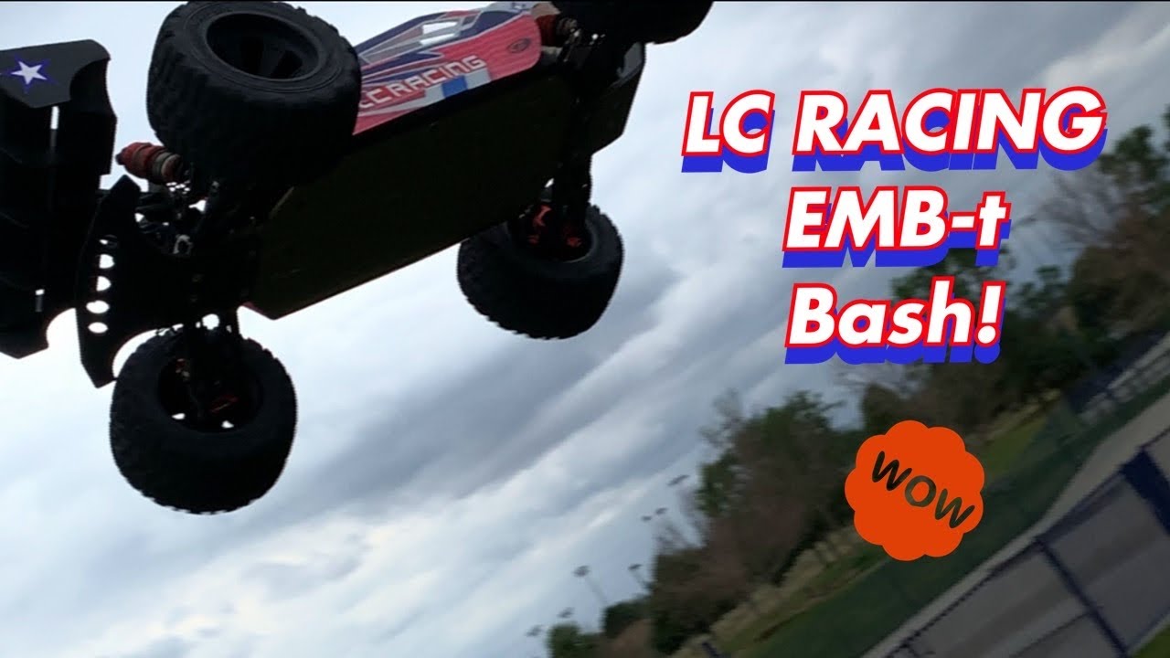 LC RACING EMB-t Bash Session! This truggy is awesome! - YouTube
