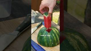 How to Slice a Watermelon into Sticks   #hack #shorts