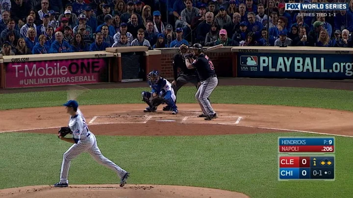 Hendricks picks off Lindor at first base