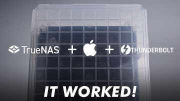I Finally Built My Dream NAS! - TrueNAS, Thunderbolt, and Apple Combined