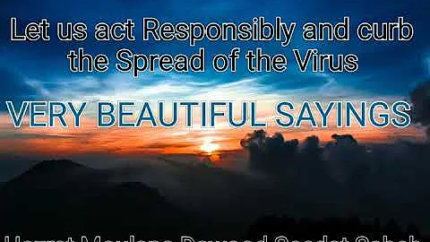 The Spread Of The Virus - Very Beautiful Saying - ...