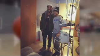 Cancer survivor returns to basketball court