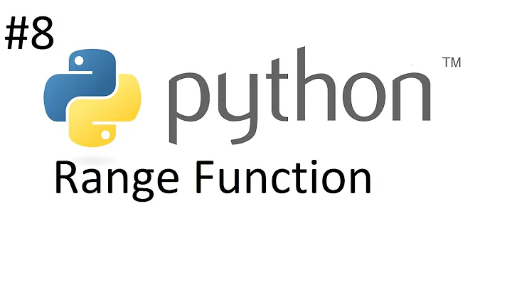 Python 3.6 Tutorial 8 (Range function)