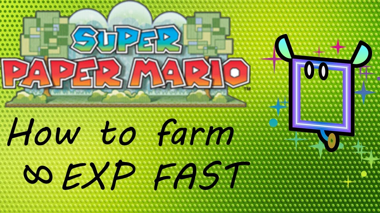 How to Farm Infinite points in Super Paper Mario FAST YouTube