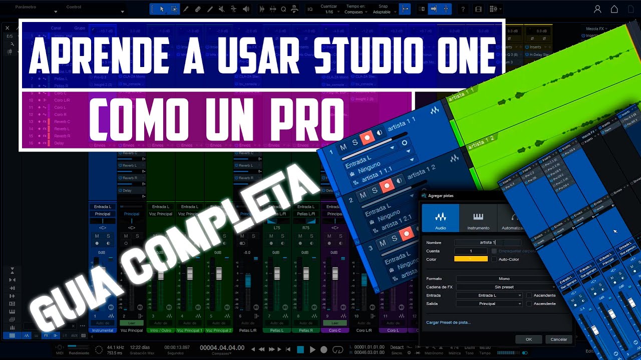 ¡Graba Audio como un Pro! Aprende a Usar Studio One 6 en Solo 25 ...