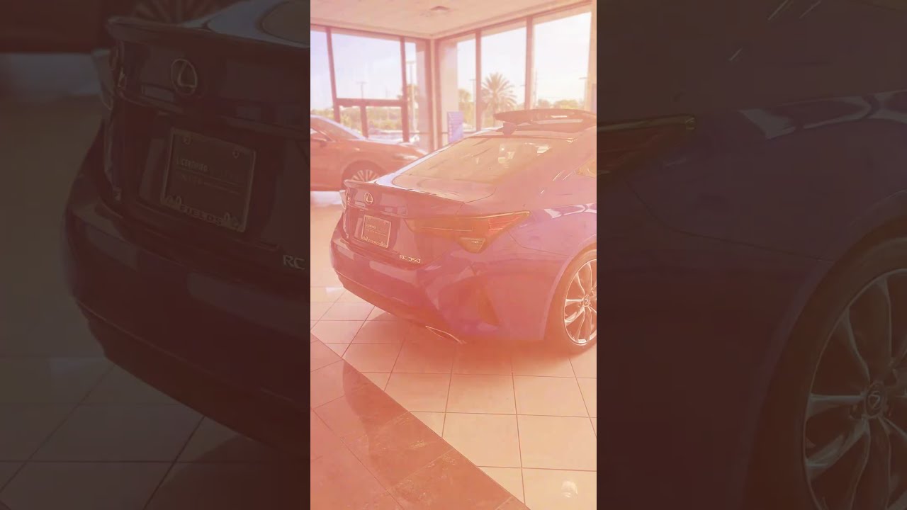 Second Look Lexus RC350 F Sport In Ultra Sonic Blue