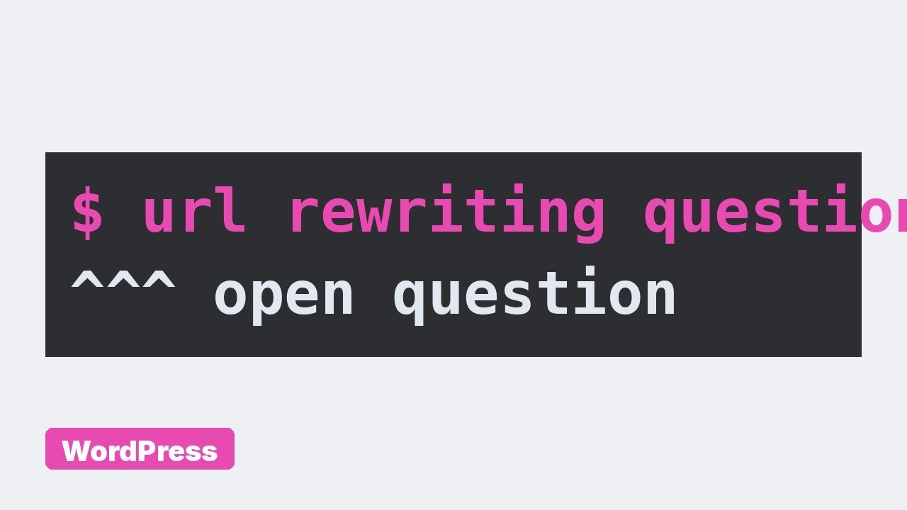 Wordpress Rewrite Rules In The Web Configuration File – KOLH