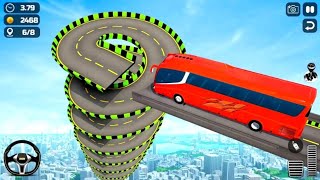 Mega Ramp Bus Stunt 3D - Stunts Games | Android Gameplay screenshot 2