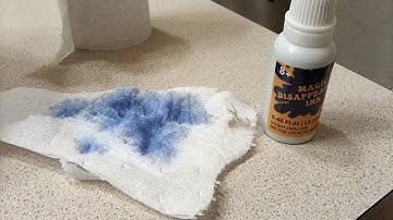 Disappearing ink trick