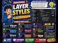 Adobe Photoshop Layer Styles Explained in Hindiआसान तरीके से सीखें Photoshop Layer Styles