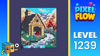 Pixel Flow Level 1239 (Hard) Walkthrough Solution