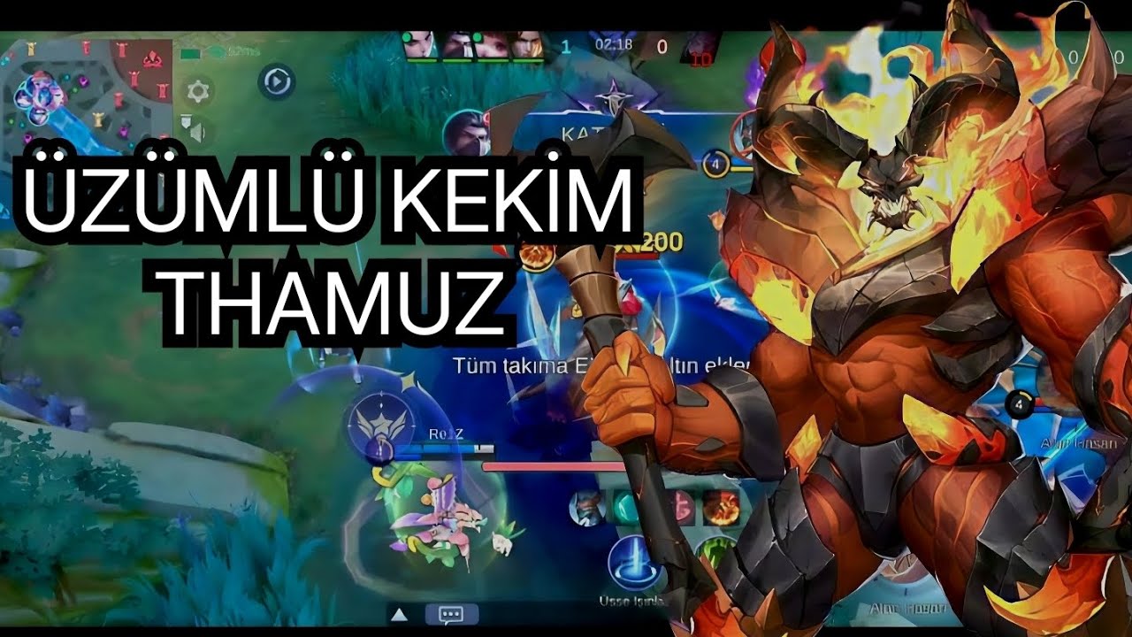 TAMAM BU SON THAMUZ VİDEOSU :) MOBİLE LEGENDS THAMUZ - HANABİ - CHANGE 