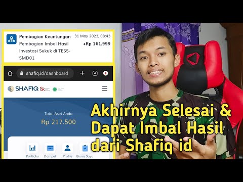 Pengembalian Modal Tahap 4 & Imbal Hasil dari Shafiq.id