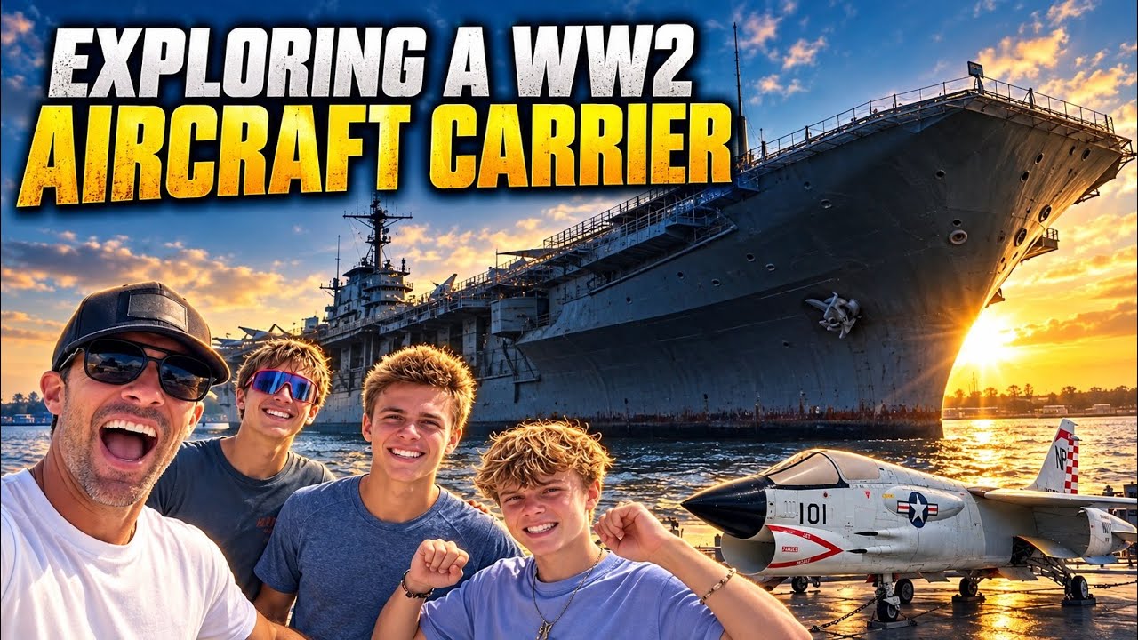 Exploring a WW2 Aircraft Carrier | USS Yorktown in Charleston, South Carolina