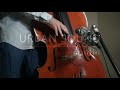 Recording upright bass mic and direct box technique
