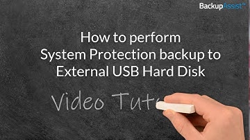 BackupAssist 10 Tutorial: System Protection Backups to an External Hard Drive