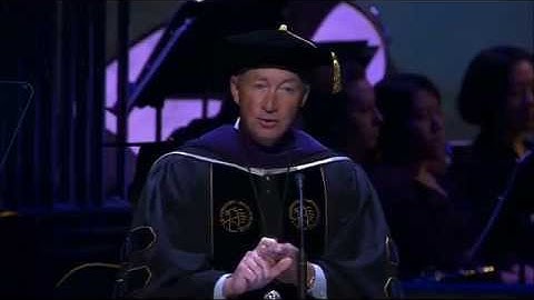 President Daniels to graduates: Use your knowledge, skills to lift those around you