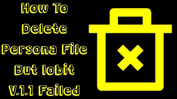 How To Delete Minecraft Bedrock For Windows Persona File But Iobit v.1.1 failed
