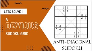 Anti-diagonal Sudoku grid with powerful techniques! screenshot 5
