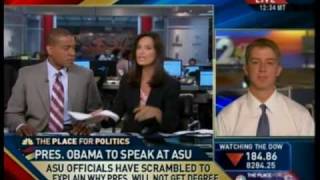 MSNBC Reporter Furious Over ASU Denying Obama A Honorary Degree; Students Not Upset