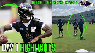 The Baltimore Ravens Day 1 TRAINING CAMP Highlights LOOK DIFFERENT...