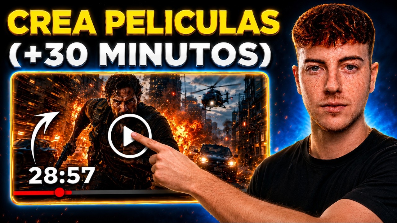 Esta IA Crea Peliculas Completas para Monetizar en YouTube (+30 mins)
