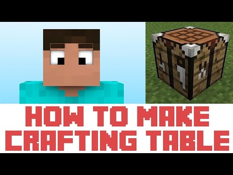 How to make a Crafting Table I Minecraft 💯💯 - YouTube