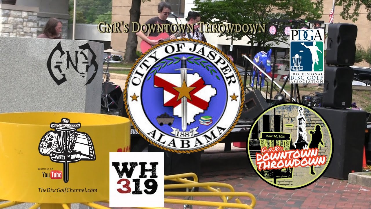 GnR's Downtown Throwdown Urban Disc Golf Tournament Jasper, AL