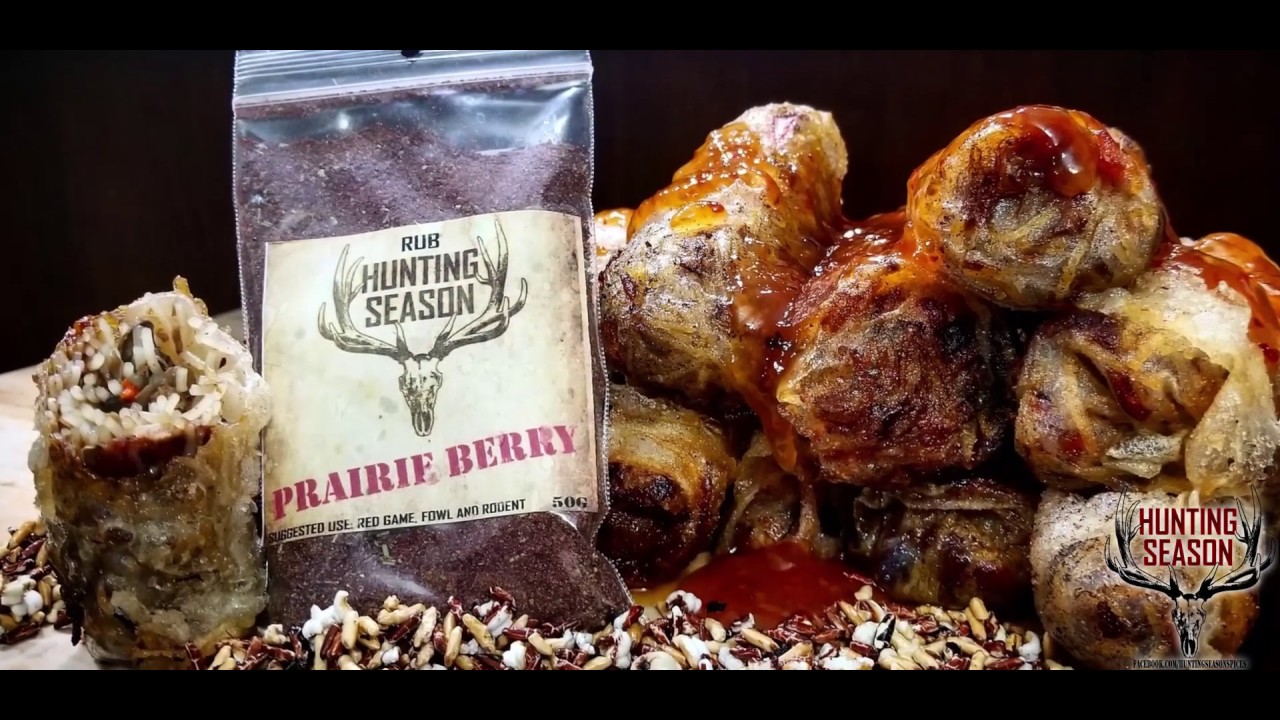 Prairie Berry BBQ Pig Spring Rolls - The Hunting Season Spice Company