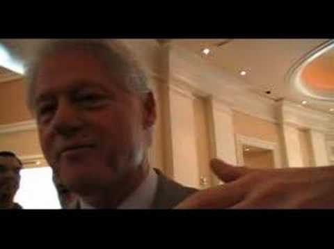 Bill Clinton q and A Las Vegas