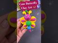 Cute Butterfly Clay Art 🦋 #exploremore #handmade #butterfly #clayart #viral  #3d #colourful #shorts