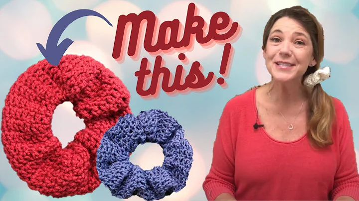 Learn How to Make an Easy Crochet Scrunchie