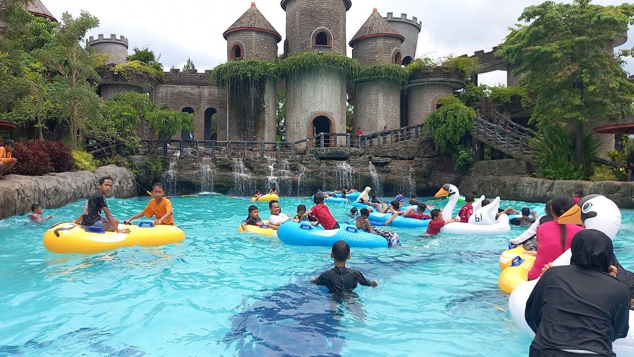 Detik-detik Kolam Ombak Dinyalakan di Ampera Waterpark Tasikmalaya (2023)