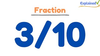 How to Find Equivalent Fractions for 3/10