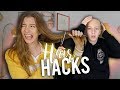 THE EASIEST HAIR HACKS EVER!! ||Georgia Productions