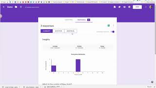 Response Tab in Google Forms