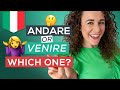 🔥EXPLAINED! ANDARE or VENIRE 🇮🇹 What&#39;s the Difference? (Italian VERBS for Beginners)