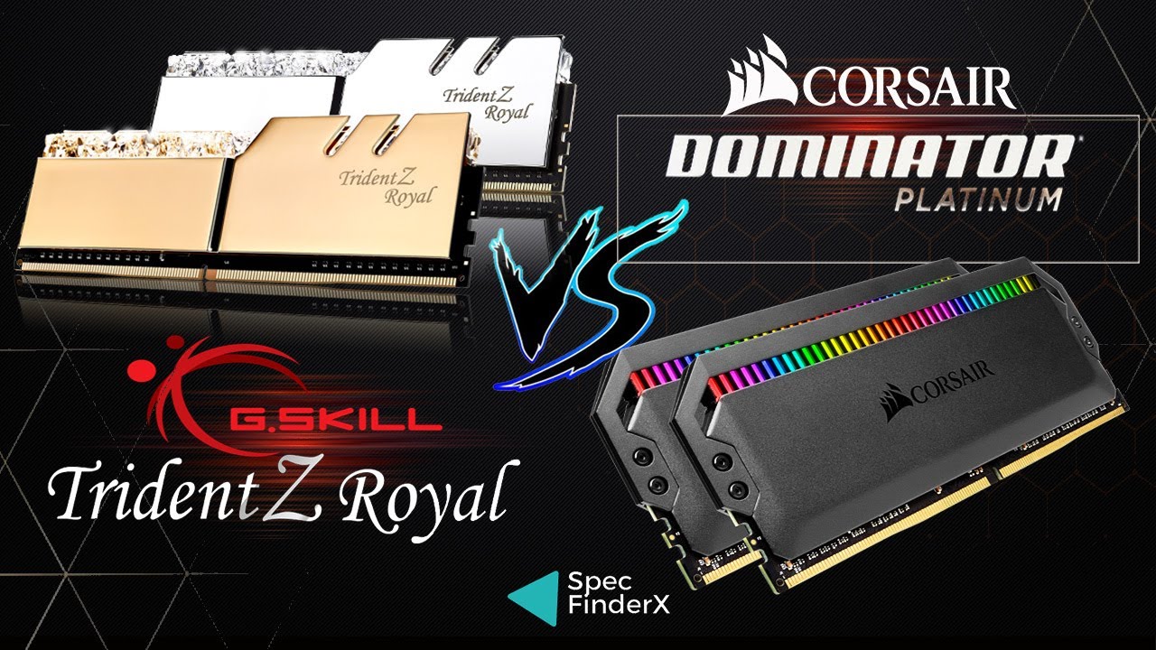 diktator Slutning Måling Trident Z Royal vs Corsair Dominator Platinum RGB Full Specification -  YouTube