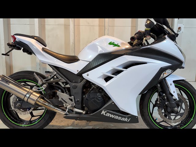 もも**ページ2点 R8.6.7 カワサキ ニンジャ250 ホワイト - YouTube