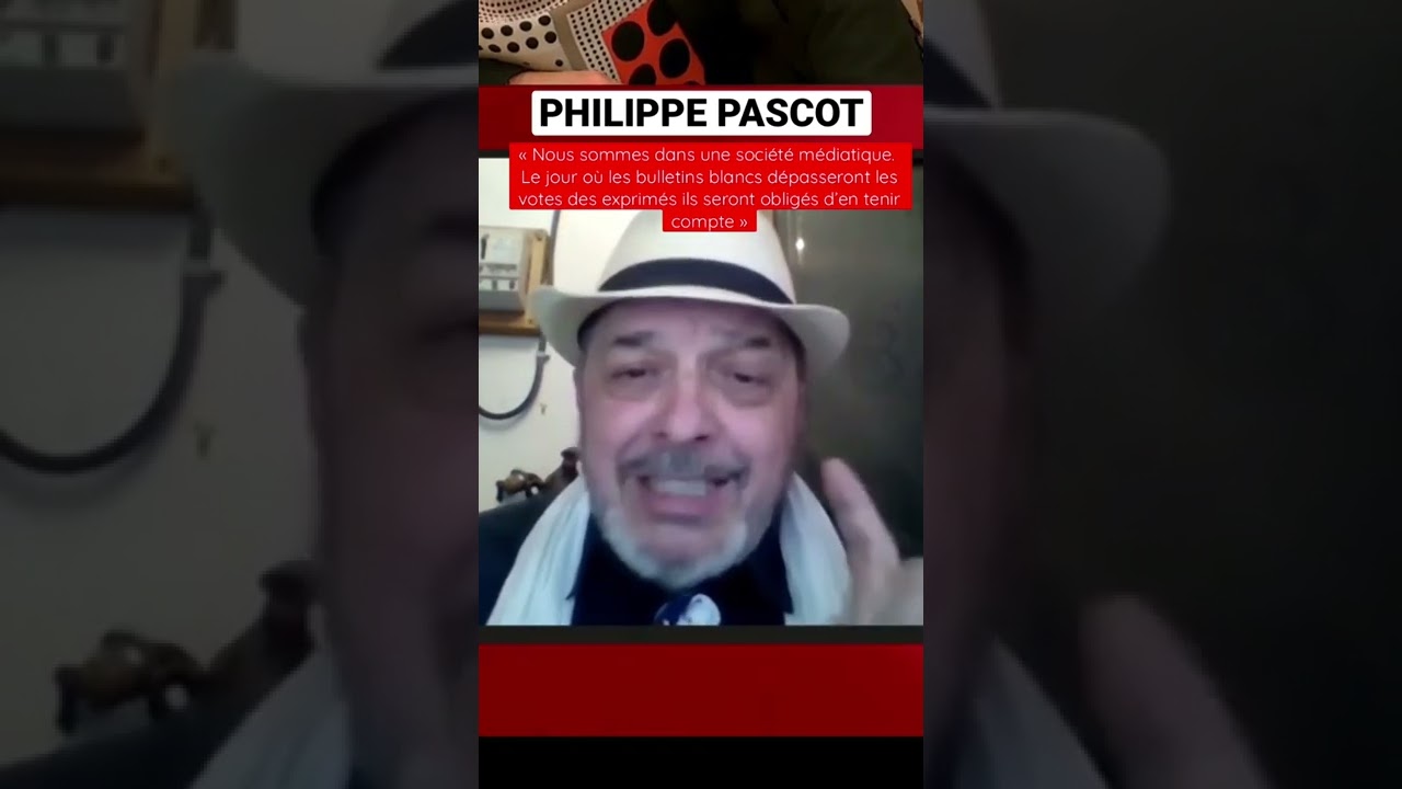Philippe Pascot : « Le jour où les bulletins blancs dépasseront les votes des exprimés…