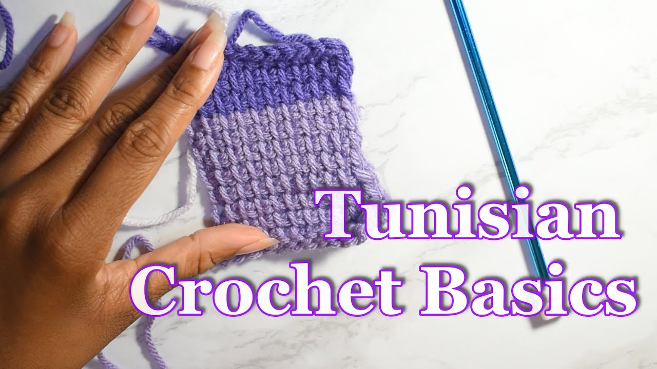 How to Crochet the Tunisian Simple Stitch For Beginners - YouTube