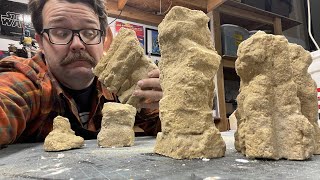 How to Make Convincing Rock Formations from Styrofoam: Miniature Diorama Modeling