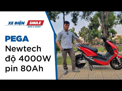 Video PEGA Newtech 4000W độ hơi bị khủng!! | Xe Điện Smile - youtube